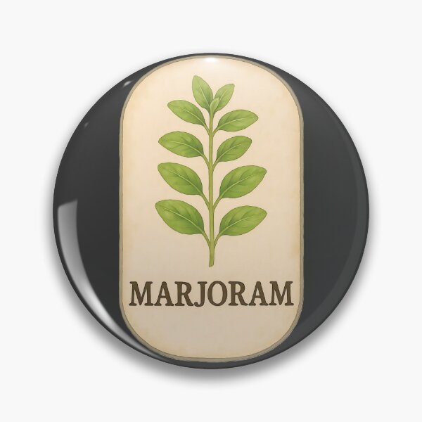 Item preview, Vintage Botanical Herb and Spice Prints: Marjoram designed and sold by PinUpPizzazz.