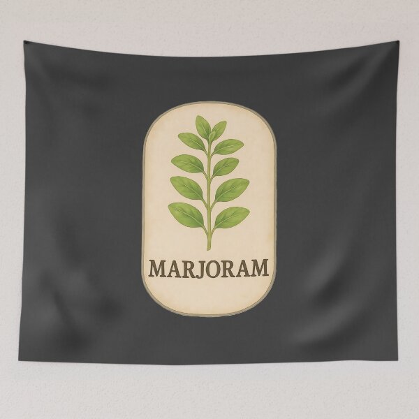 Item preview, Vintage Botanical Herb and Spice Prints: Marjoram designed and sold by PinUpPizzazz.