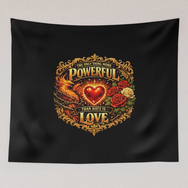 Item preview, Powerful Love Heart Art designed and sold by HUTEND.