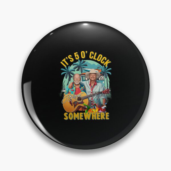 Item preview, Jimmy Buffett And Alan Jackson Its 5 O Clock Somewhere  designed and sold by ElizabethJNieva.