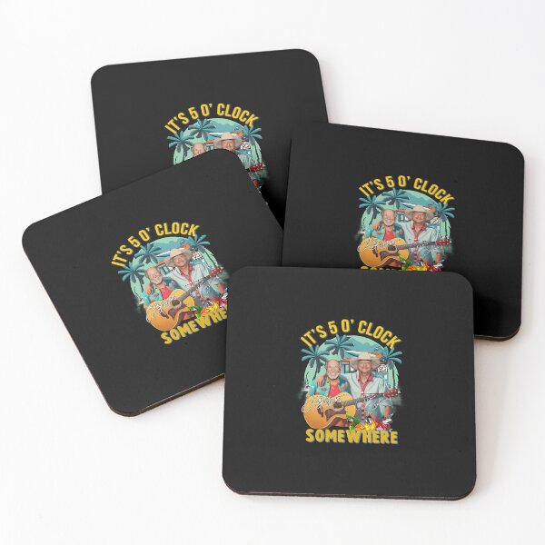 Item preview, Jimmy Buffett And Alan Jackson Its 5 O Clock Somewhere  designed and sold by ElizabethJNieva.