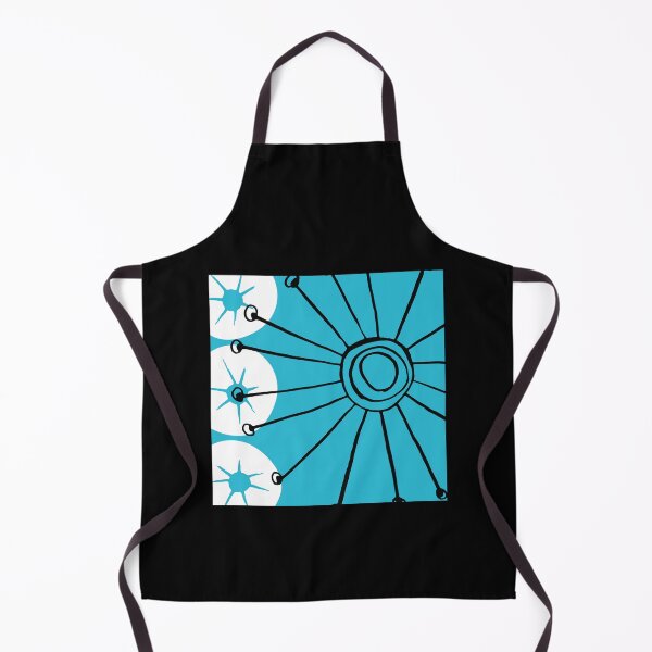 Item preview, Mid-Century Modern Cool, Calming Blue Sunburst Sleek Design designed and sold by DEC02.