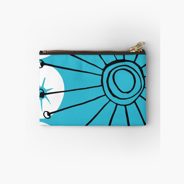 Item preview, Mid-Century Modern Cool, Calming Blue Sunburst Sleek Design designed and sold by DEC02.