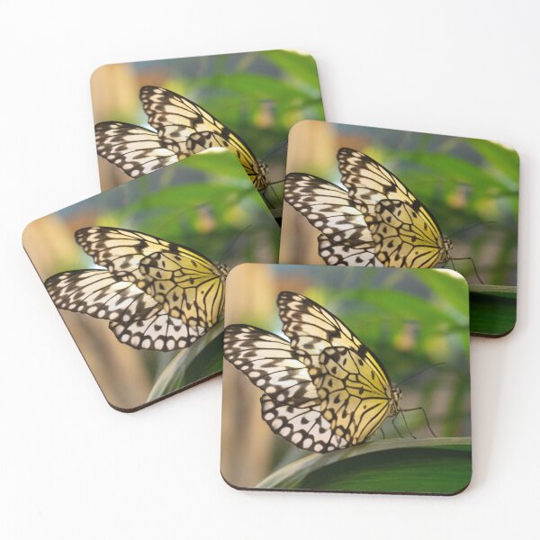 Item preview, Yellow Butterfly Resting on Leaf designed and sold by Phoenix Lens Art.