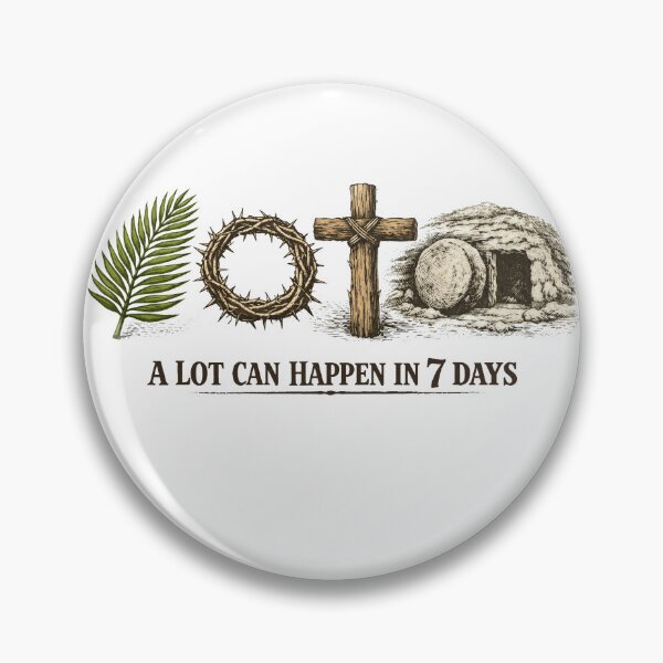 Item preview, A Lot Can Happen In 7 Days, Christian Jesus Easter  designed and sold by will freed18.