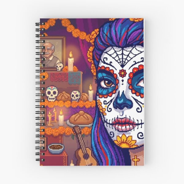 Item preview, Día de los Muertos Ofrenda Pixel Art designed and sold by KabronX.