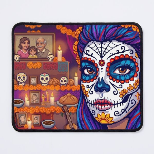 Item preview, Día de los Muertos Ofrenda Pixel Art designed and sold by KabronX.