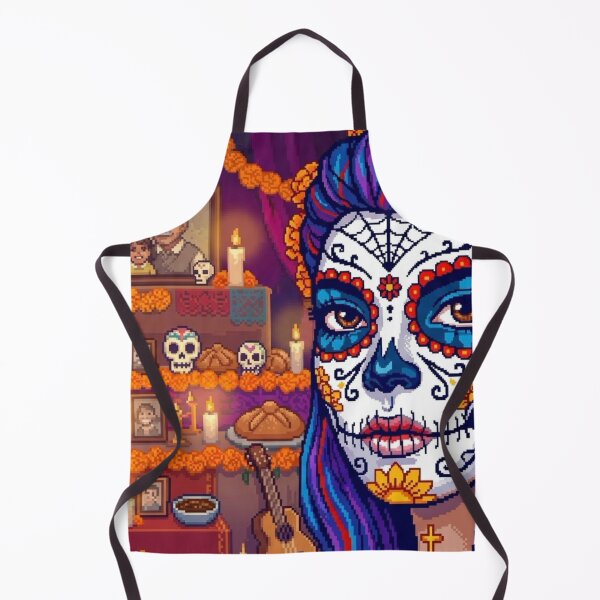 Item preview, Día de los Muertos Ofrenda Pixel Art designed and sold by KabronX.