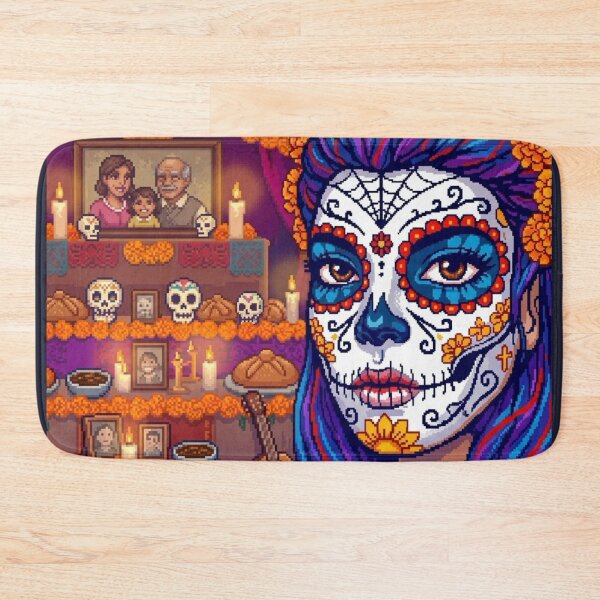 Item preview, Día de los Muertos Ofrenda Pixel Art designed and sold by KabronX.