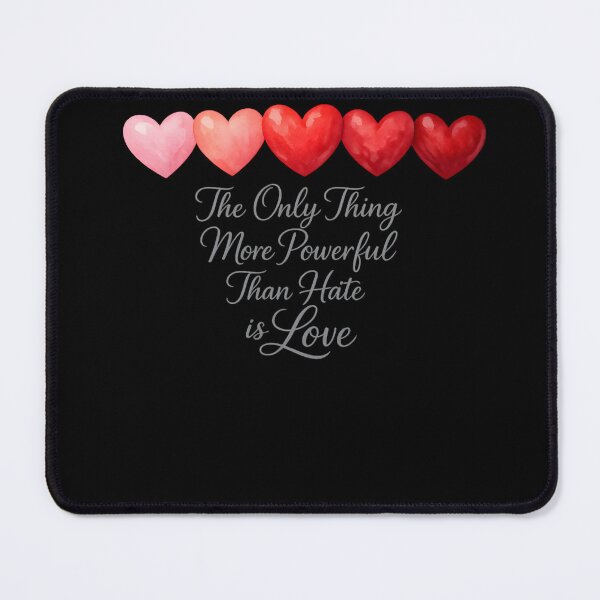 Item preview, Love Over Hate Message with Hearts designed and sold by HUTEND.