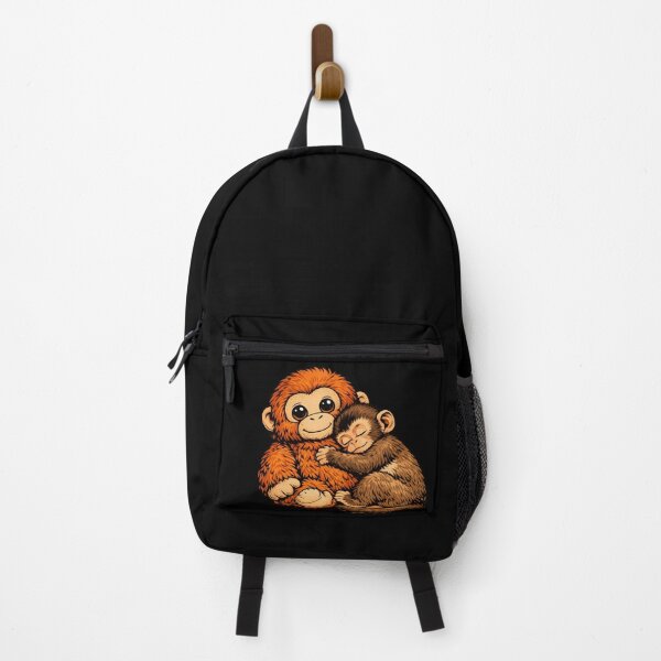 Item preview, Adorable Monkey and Plush Hug Design designed and sold by HUTEND.