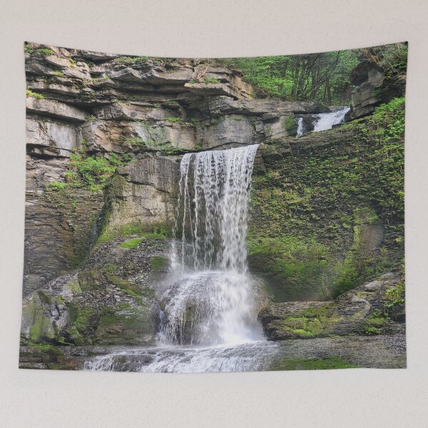 Aperçu de l'œuvre Cascade du parc d'État de Fillmore Glen créée et vendue par AspectsofHome.