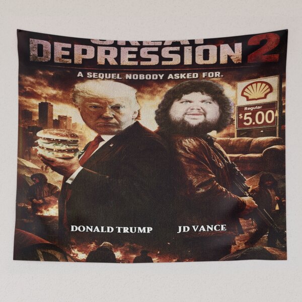 Item preview, Anti Trump/Vance Great Depression 2 designed and sold by Cat Haven & Rescue .