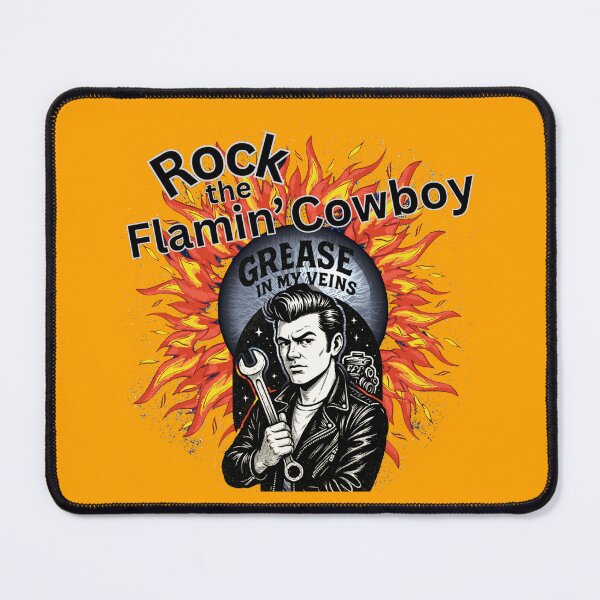 Item preview, Grease in My Veins – Rockabilly Shirt designed and sold by SIGHT UNSEEN Hard Rock.
