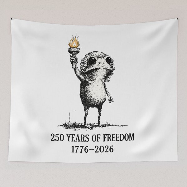 Item preview, Vintage Frog Liberty 250 Years of Freedom 1776–2026  designed and sold by will freed18.