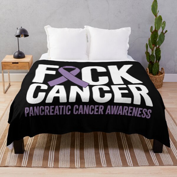 Item preview, Pancreatic Cancer Fck Cancer Awareness Products designed and sold by HellD3vil-Art.