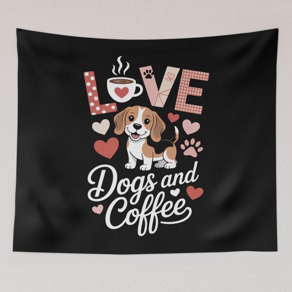 Item preview, English Pointer Coffee Lover Valentines Day designed and sold by HellD3vil-Art.