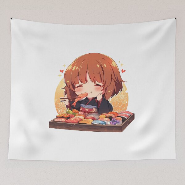 Item preview, Nishizumi Miho Girls Und Panzer Kawaii Chibi Sushi Moment designed and sold by Spraykart.