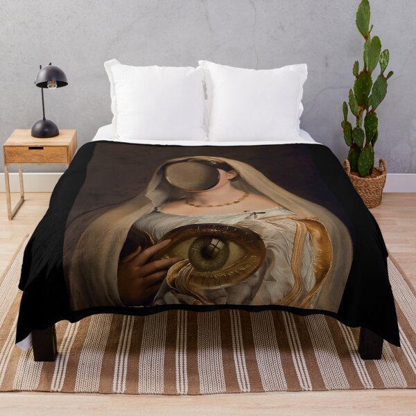 Item preview, Surreal Face In The Mirror Abstract Art designed and sold by rxwnubpjarb76.