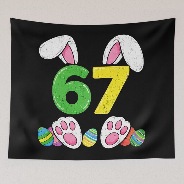 Item preview, Funny 67  Bunny  Easter Bunny day, Cute  Egg  67 Easter Bunny designed and sold by will freed18.