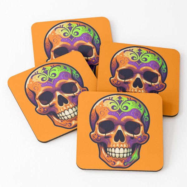 Item preview, Painted Skull of an Ancient Artist designed and sold by Express210.