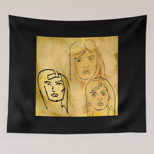Item preview, Expressive Abstract Sketches Weirdcore Art designed and sold by rxwnubpjarb76.