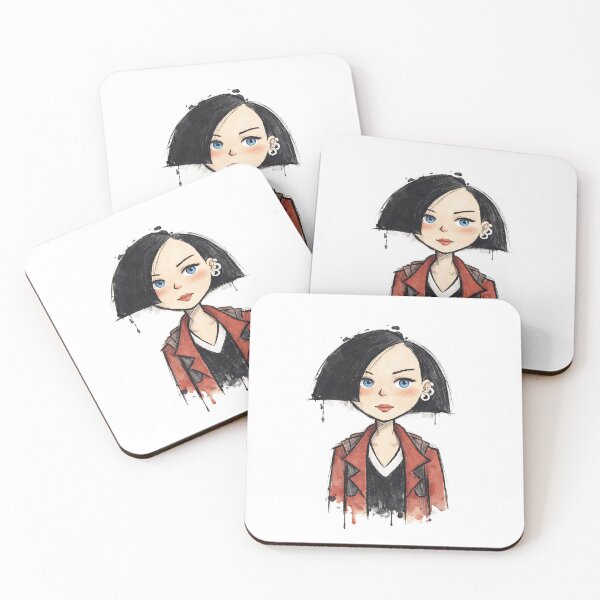 Item preview, JANE LANE WITH SPILLED INK designed and sold by LIS AND MELIVERSO.
