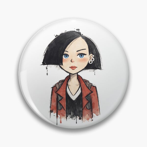 Item preview, JANE LANE WITH SPILLED INK designed and sold by LIS AND MELIVERSO.