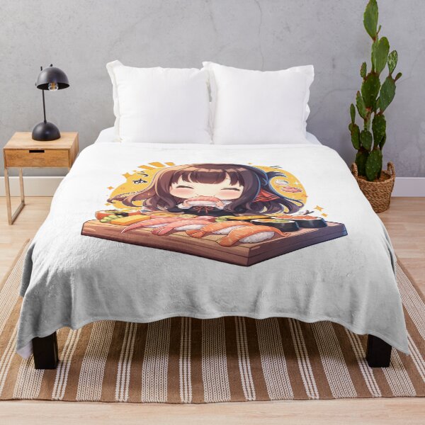 Item preview, Miko Iino Kaguya Sama Love Is War Chibi Sushi Bite designed and sold by Spraykart.