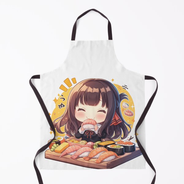 Item preview, Miko Iino Kaguya Sama Love Is War Chibi Sushi Bite designed and sold by Spraykart.