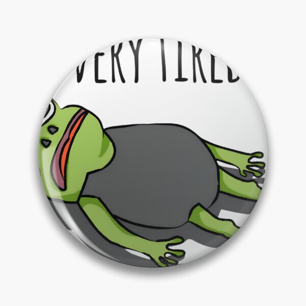 Item preview, Funny frog character Very tired designed and sold by Marantha80s.