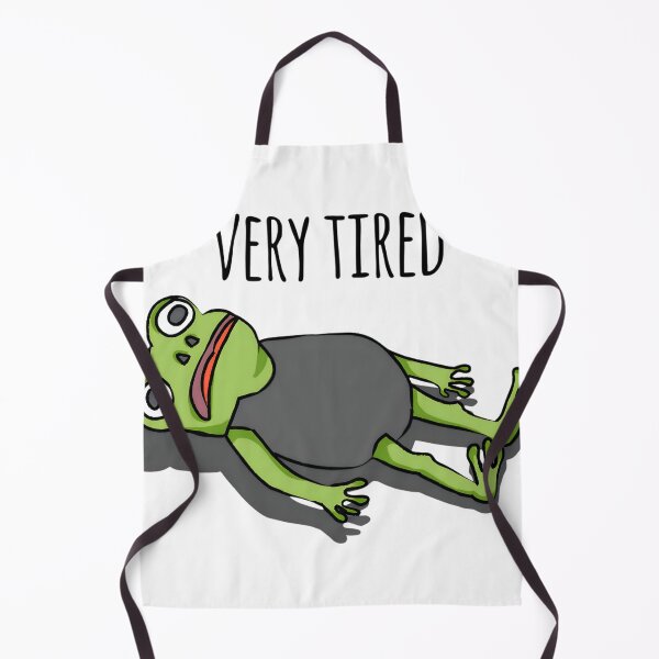 Item preview, Funny frog character Very tired designed and sold by Marantha80s.