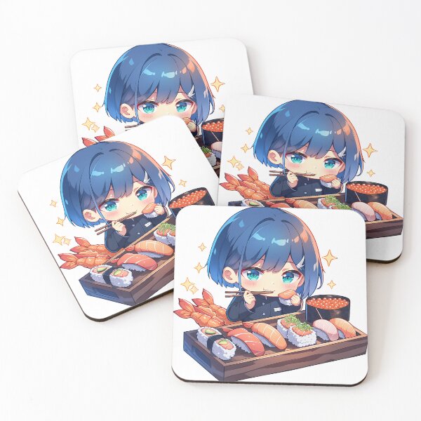 Item preview, Ichigo Darling In The Franxx Chibi Sushi Snack Time designed and sold by Spraykart.