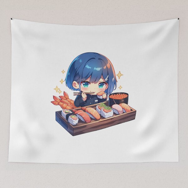 Item preview, Ichigo Darling In The Franxx Chibi Sushi Snack Time designed and sold by Spraykart.