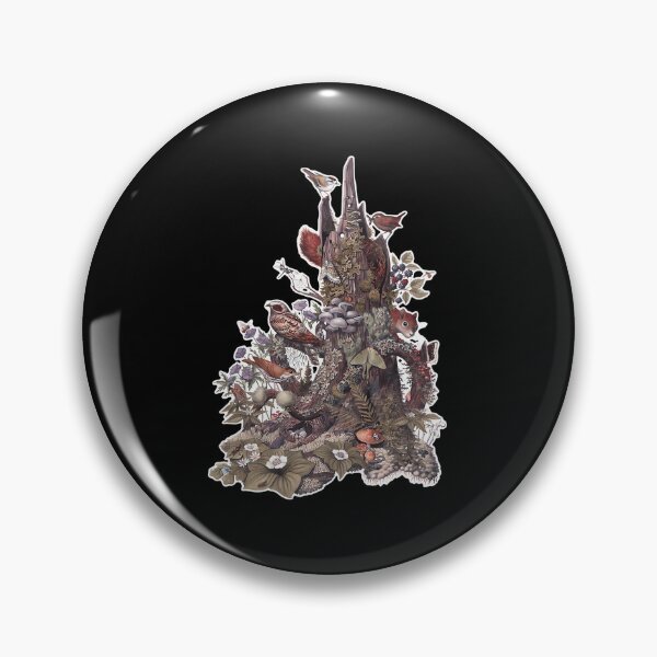 Item preview, Goblincore Tree Stump With Mushrooms designed and sold by rxwnubpjarb76.