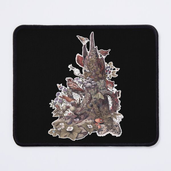 Item preview, Goblincore Tree Stump With Mushrooms designed and sold by rxwnubpjarb76.
