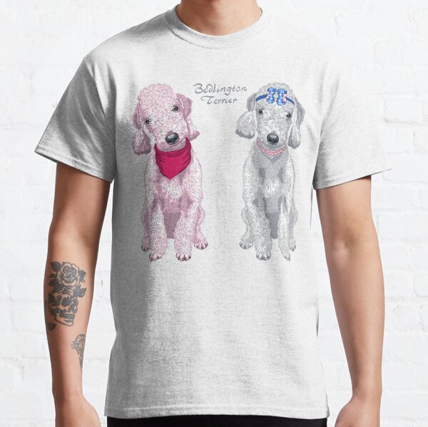 Two dogs Bedlington Terrier Classic T-Shirt