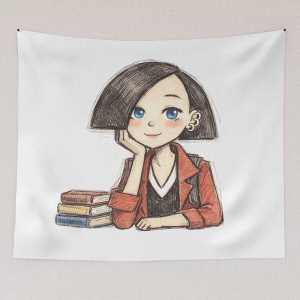 Item preview, JANE LANE AT BOOK DESK designed and sold by LIS AND MELIVERSO.