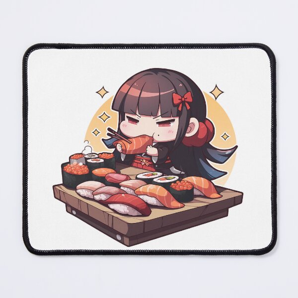 Item preview, Maki Harukawa Danganronpa V3 Chibi Sushi Mood designed and sold by Spraykart.