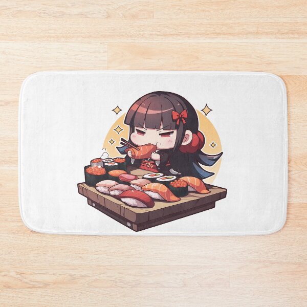 Item preview, Maki Harukawa Danganronpa V3 Chibi Sushi Mood designed and sold by Spraykart.