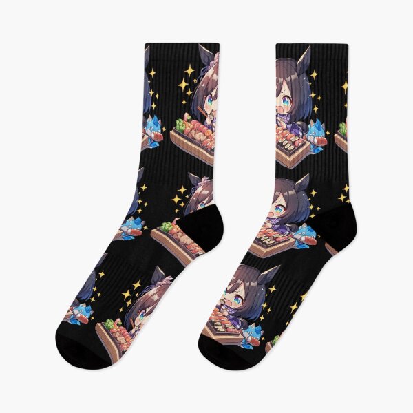 Item preview, Eishin Flash Uma Musume Pretty Derby Chibi Sushi Sparkle Bite designed and sold by Spraykart.