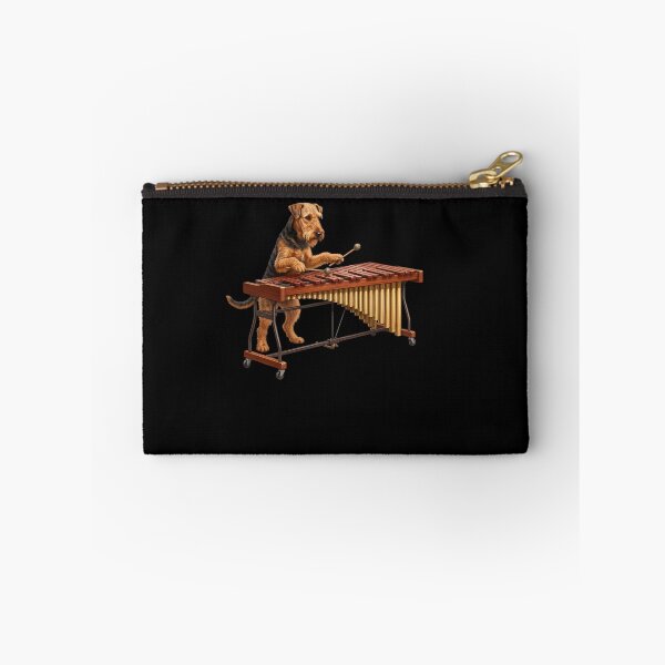 Item preview, Airedale Terrier Playing Marimba Player Marimbist Dog Lover designed and sold by TerryConnells.
