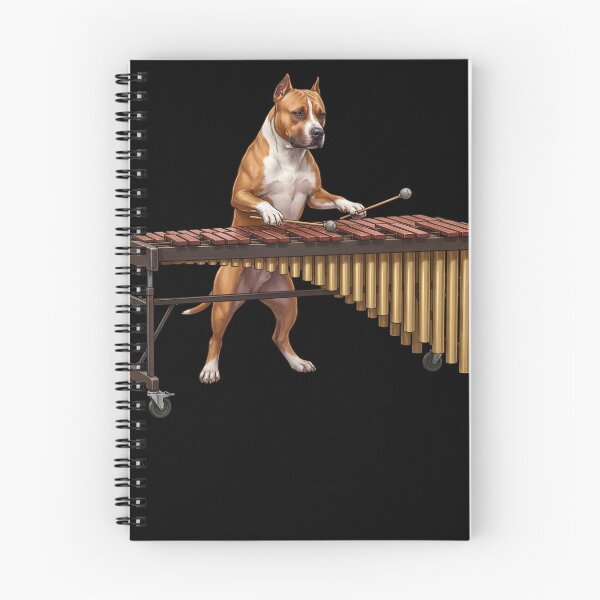 Item preview, American Staffordshire Terrier Playing Marimba Player Marimbist Dog Lover designed and sold by TerryConnells.