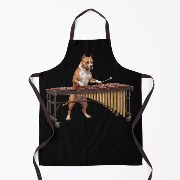 Item preview, American Staffordshire Terrier Playing Marimba Player Marimbist Dog Lover designed and sold by TerryConnells.