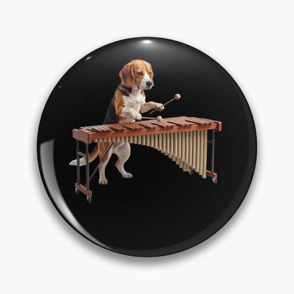 Item preview, Beagle Playing Marimba Player Marimbist Dog Lover designed and sold by TerryConnells.