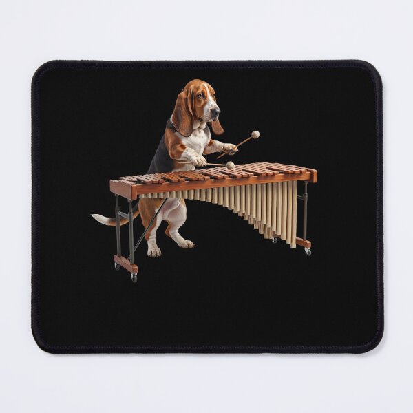 Item preview, Basset Hound Playing Marimba Player Marimbist Dog Lover designed and sold by TerryConnells.