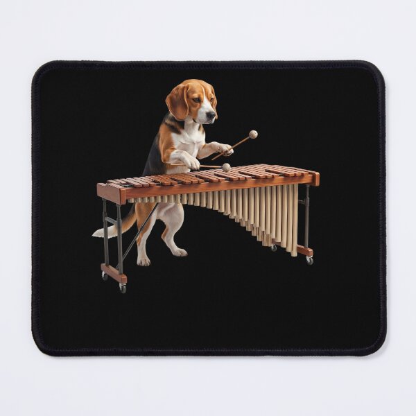 Item preview, Beagle Playing Marimba Player Marimbist Dog Lover designed and sold by TerryConnells.