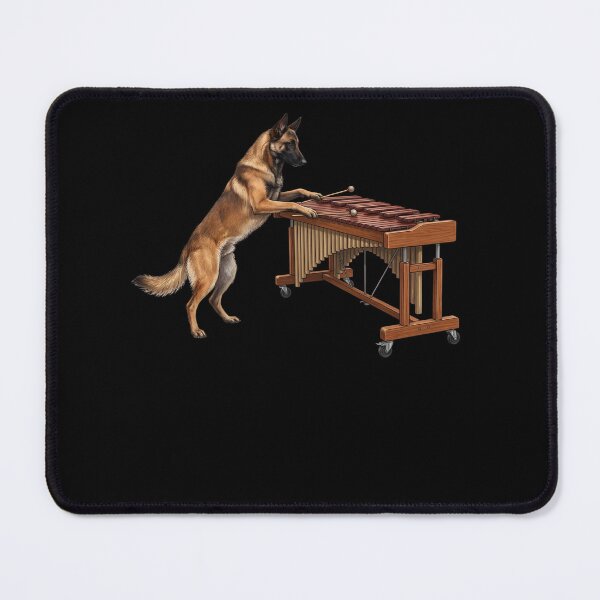 Item preview, Belgian Malinois Playing Marimba Player Marimbist Dog Lover designed and sold by TerryConnells.