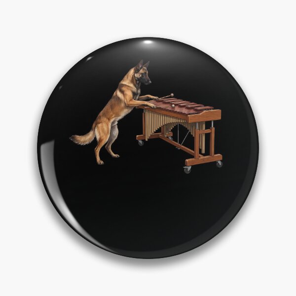 Item preview, Belgian Malinois Playing Marimba Player Marimbist Dog Lover designed and sold by TerryConnells.