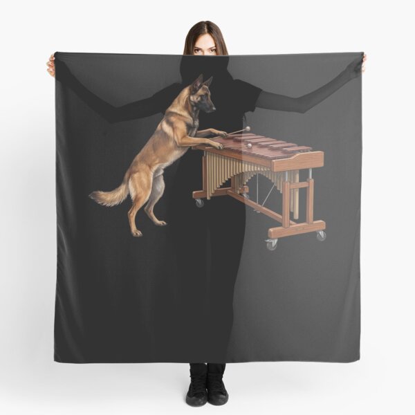 Item preview, Belgian Malinois Playing Marimba Player Marimbist Dog Lover designed and sold by TerryConnells.